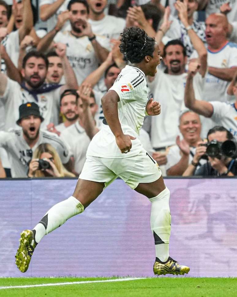 Endrick marca seu primeiro gol pelo Real Madrid e atinge marca histórica; veja