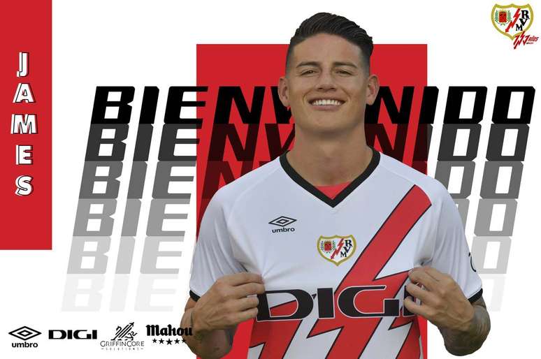 James Rodríguez é o novo reforço do Rayo Vallecano –