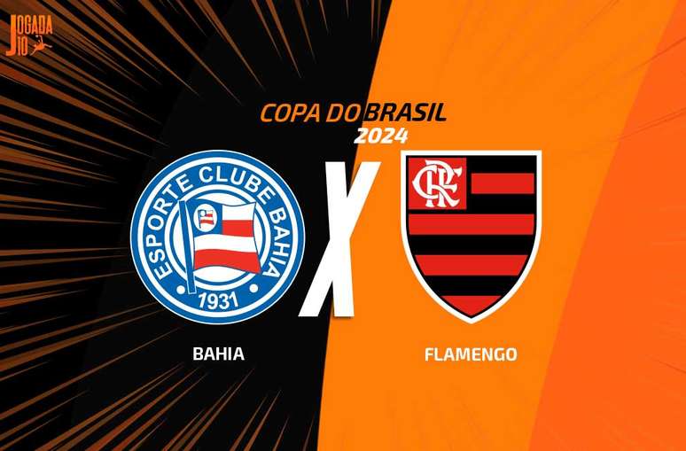 Bahia e Flamengo se enfrentam nesta quarta-feira –