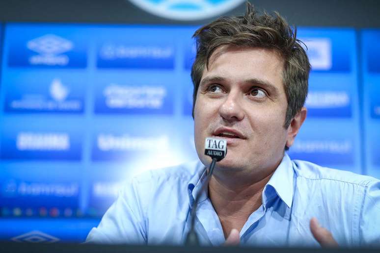 Antônio Brum, vice-presidente de futebol do Grêmio – Foto Lucas Uebel/Grêmio FBPA