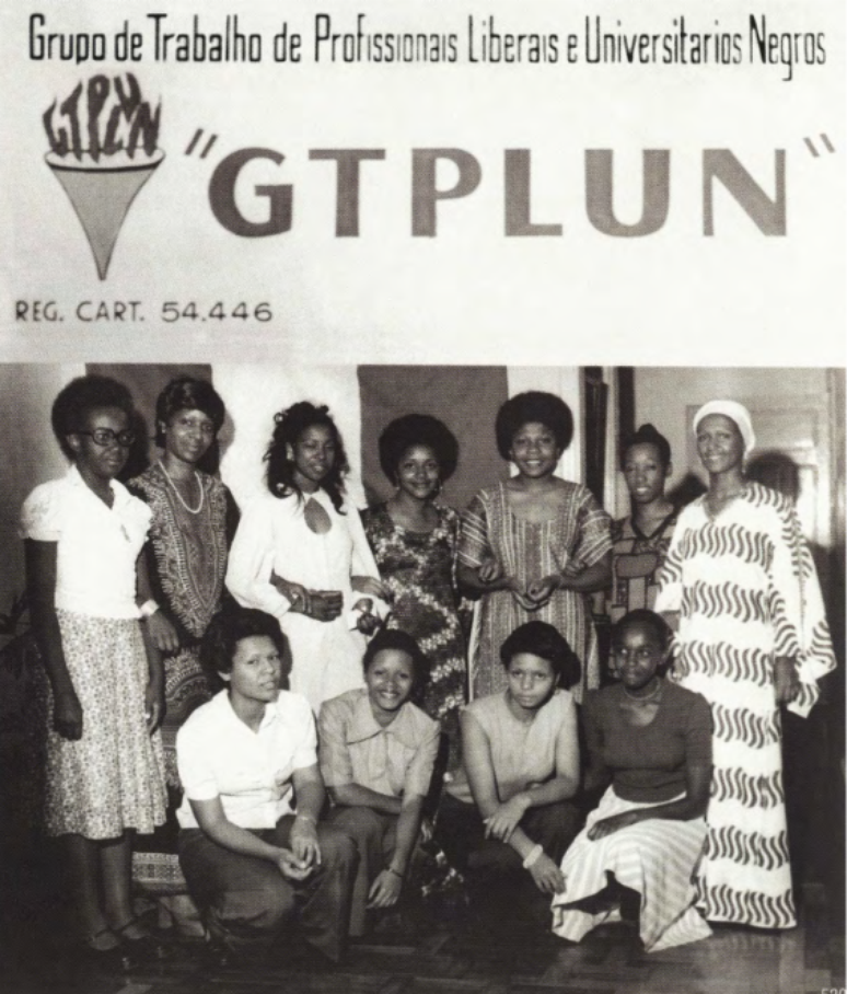 Iracema foi presidente do GTPLUN, grupo criado em 1972, com o objetivo de promover a melhoria econômica da população negra através da profissionalização