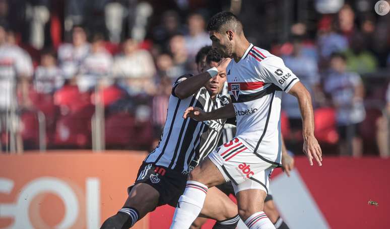 Time do atacante Hulk, o Atlético-MG encara o São Paulo no MorumBis nas quartas de final da Copa do Brasil em 28 de agosto de 2024.