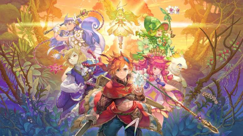 Visions of Mana traz aventura leve embalada com belos visuais para PC, PlayStation e Xbox Series.