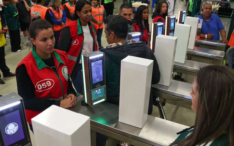 Biometria facial já é utilizada no Allianz Parque, estádio do Palmeiras