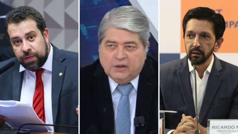 Boulos, Nunes e Datena confirmam presença no debate do próximo domingo