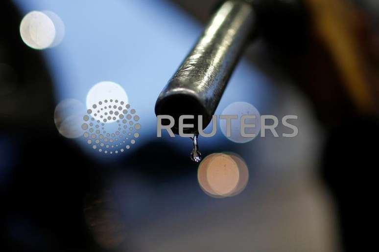 Bomba de combustível em um posto de gasolina da Petrobras em Brasília
07/03/2022
REUTERS/Adriano Machado