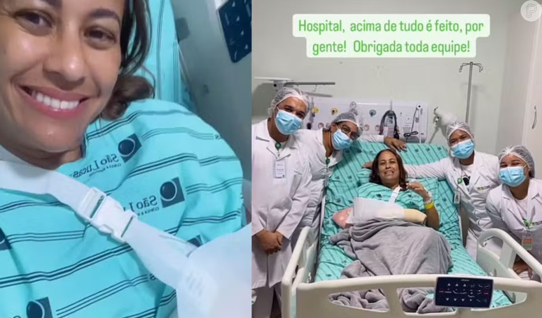 Record afasta apresentadora do 'Hoje Em Dia' após acidente doméstico; Renata Alves sofre fratura e passa por cirurgia.