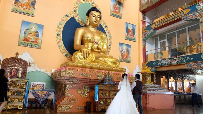 Templo budista em Ulan-Ude, na Rússia