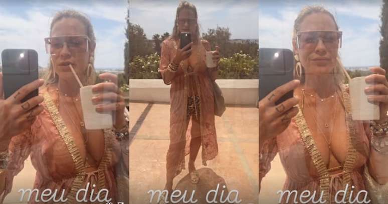 Luana Piovani mostra 'look' escolhido para comemorar o anivers&aacute;rio em Ibiza.