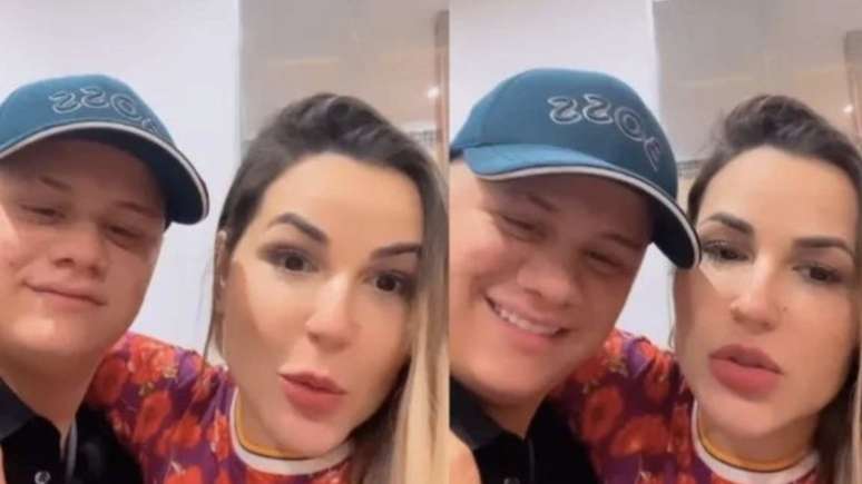 Deolane Bezerra e o filho, Giliard (Reprodução/Instagram)