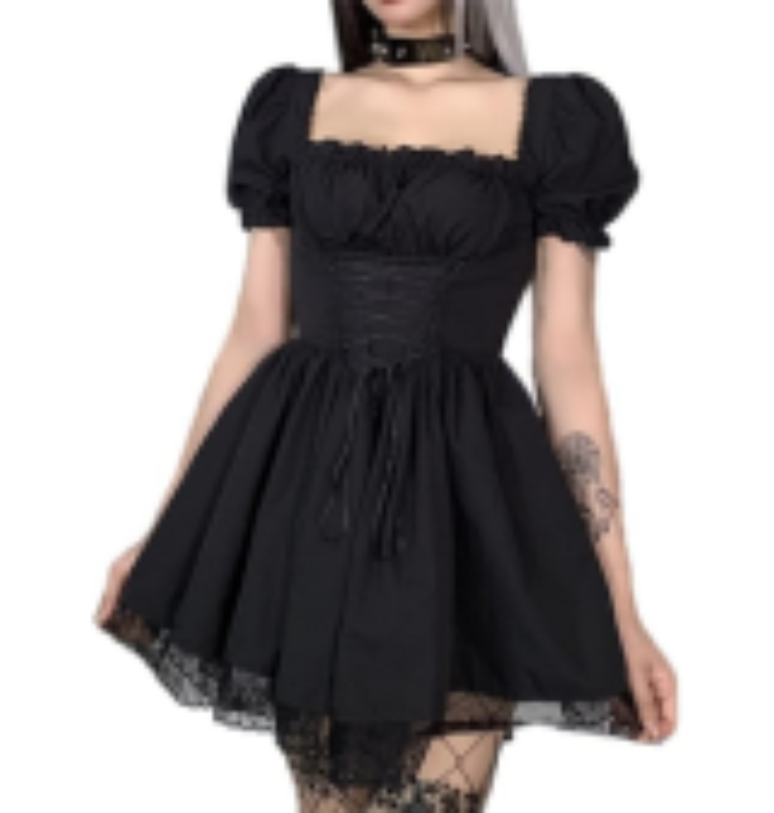 Mini vestido g&oacute;tico, COOLMONAR