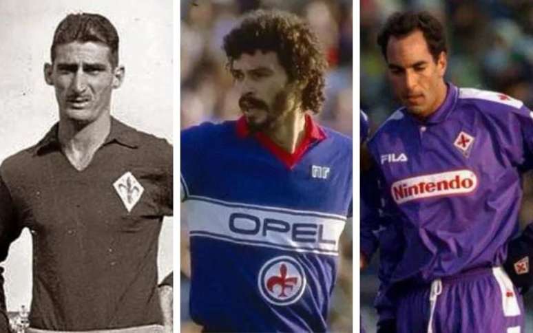 Relembre a trajetória de alguns dos jogadores brasileiros que defenderam as cores da Fiorentina