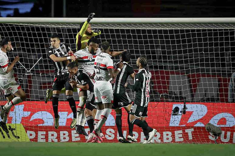 Atualmente, o São Paulo está em desvantagem no confronto com o Atlético-MG na Copa do Brasil –