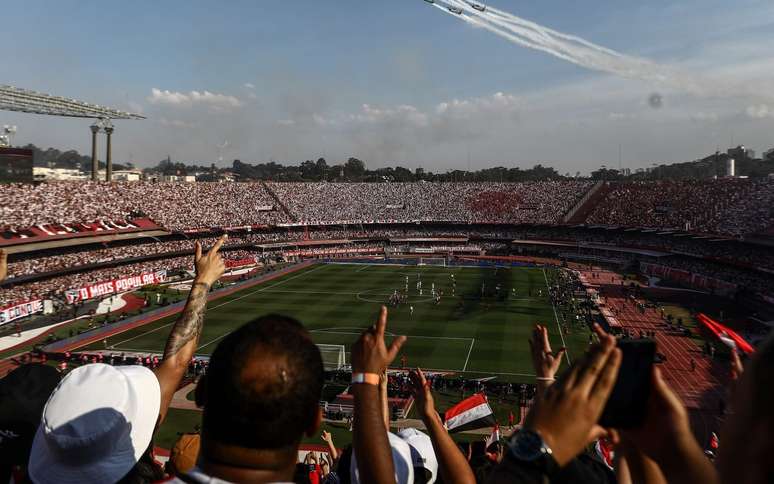 Torcida do São Paulo no Morumbis