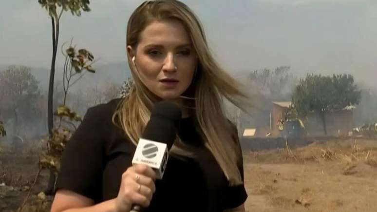 Ianara Garcia no "Jornal Hoje"