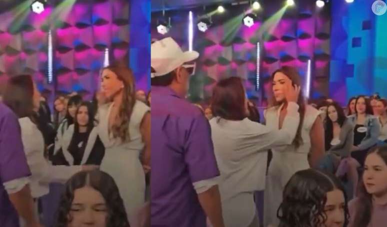 Silvio Santos troca de lugar com Patrícia Abravanel e joga