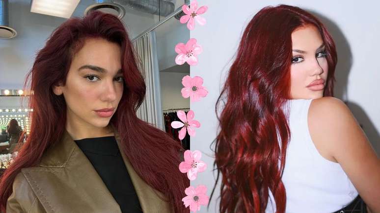 Cherry hair: 4 celebridades que se jogaram na tendência dos cabelos avermelhados