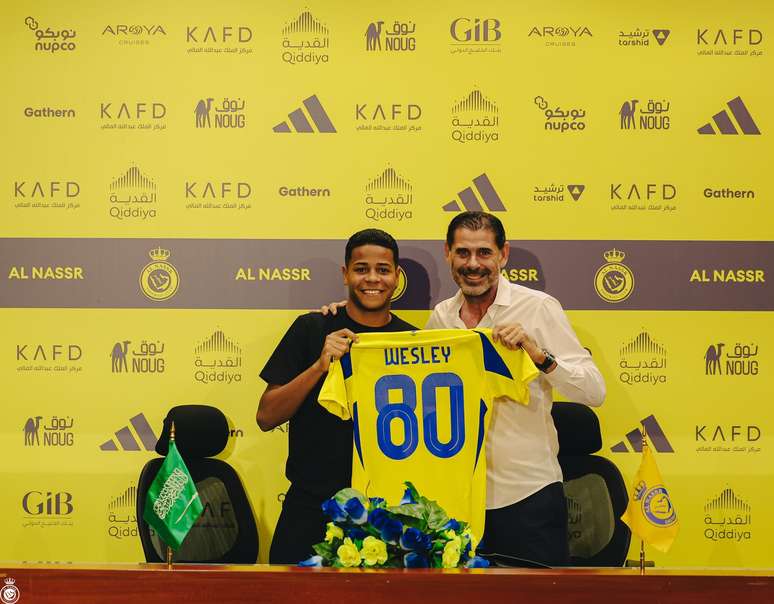 Wesley foi anunciado pelo Al-Nassr e será o quarto brasileiro do elenco.