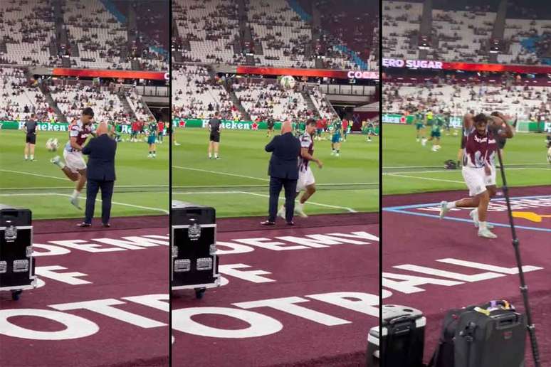 Rea&ccedil;&atilde;o de Lucas Paquet&aacute; ap&oacute;s lambreta em seguran&ccedil;a diverte internautas nas redes sociais &ndash;