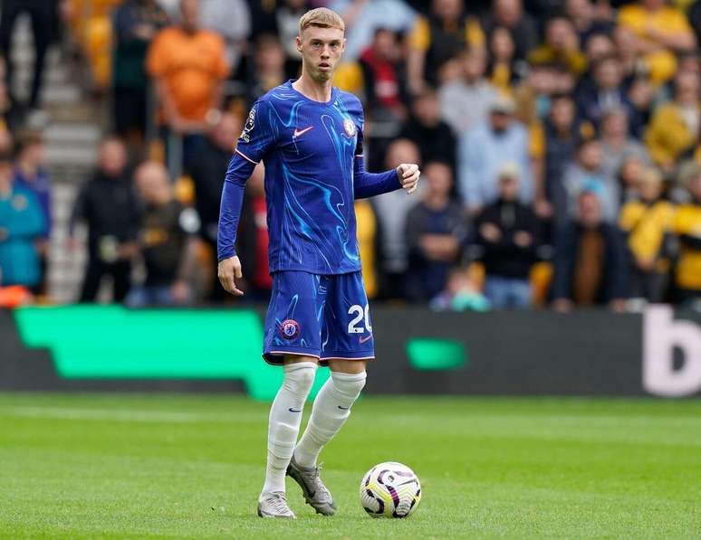 Cole Palmer (Chelsea) durante jogo contra o Wolverhampton, no dia 25.08.2024 