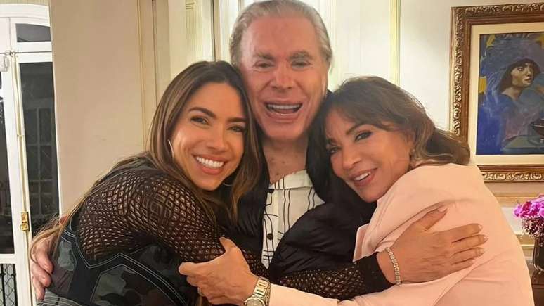 Patrícia Abravanel, Silvio Santos e Íris Abravanel