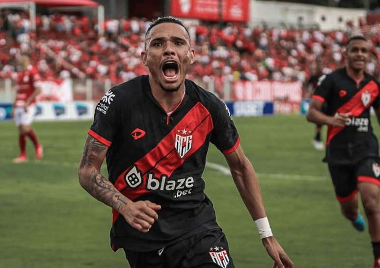 Luiz Fernando, atacante do Atlético Goianiense – Ingryd Oliveira/Atlético Goianiense