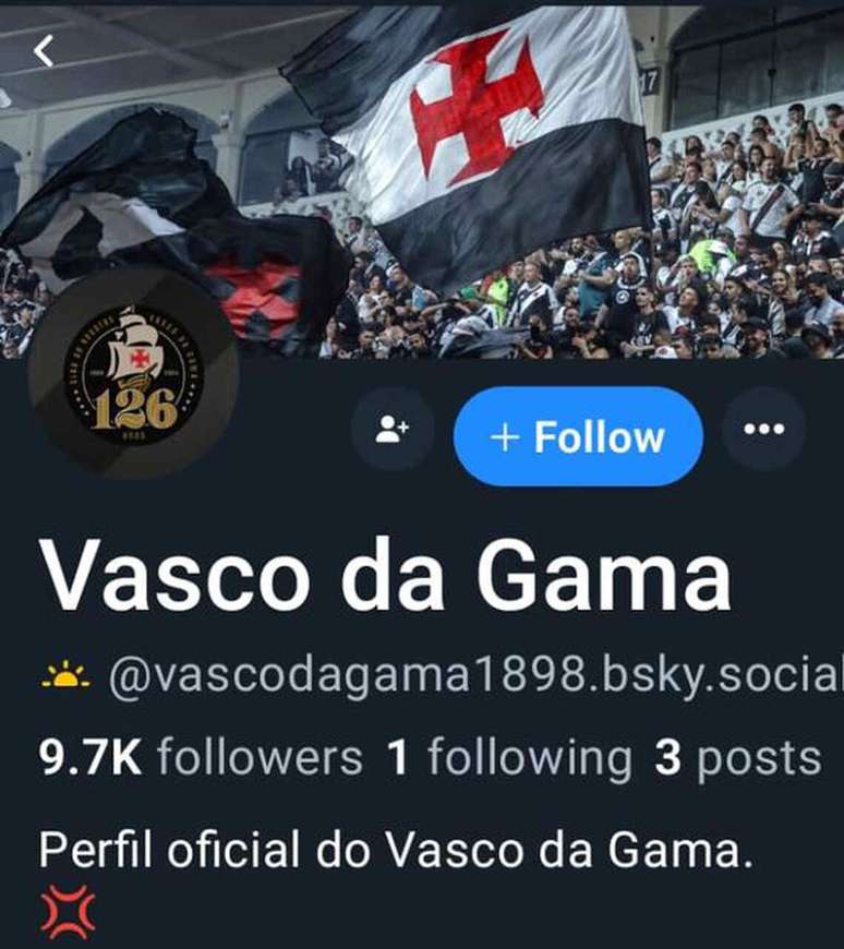 O mesmo acontece com o Vasco – Reprodução/Bluesky