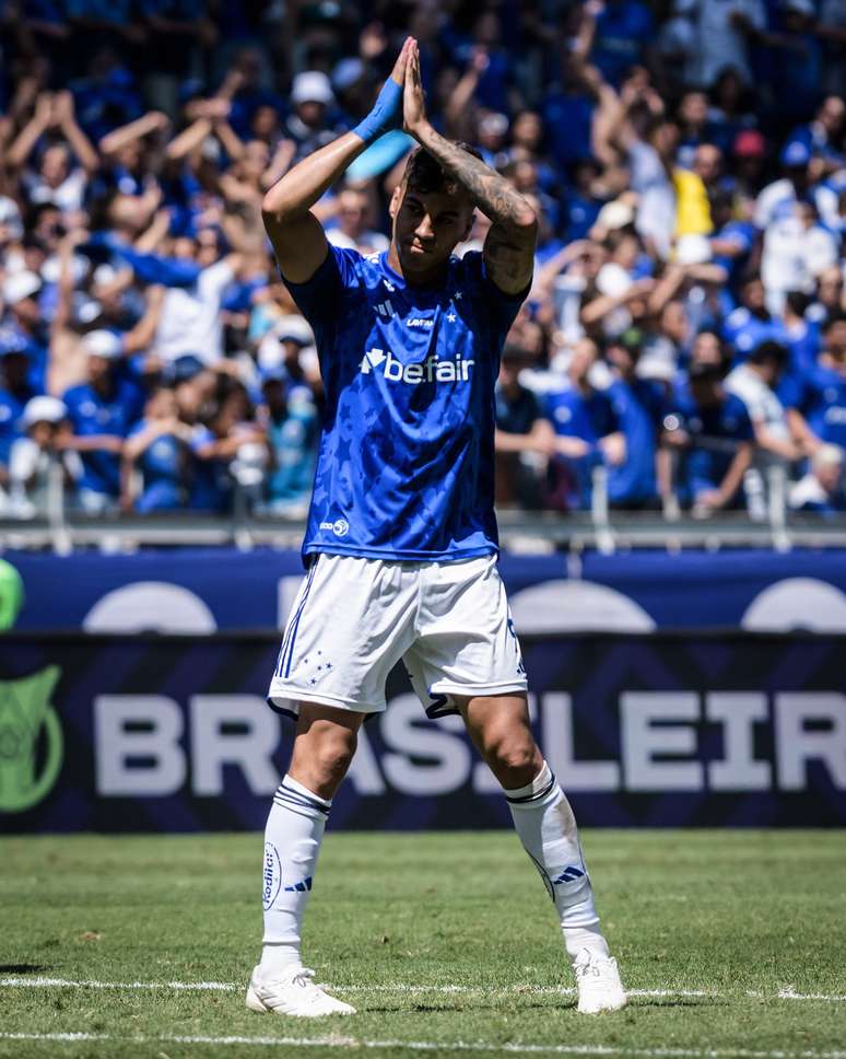 Kaio Jorge fez seu primeiro gol pelo Cruzeiro. 