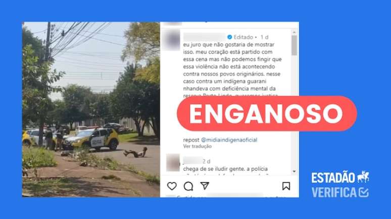 Captura de tela da postagem verificada