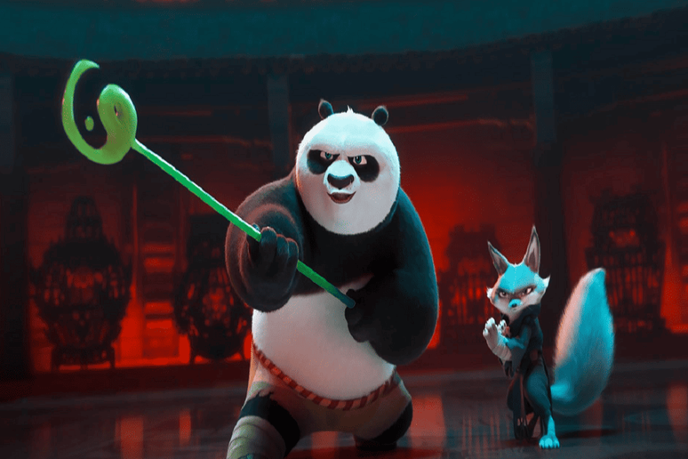 Po passa por grandes desafios como líder espiritual em ‘Kung Fu Panda 4’ 