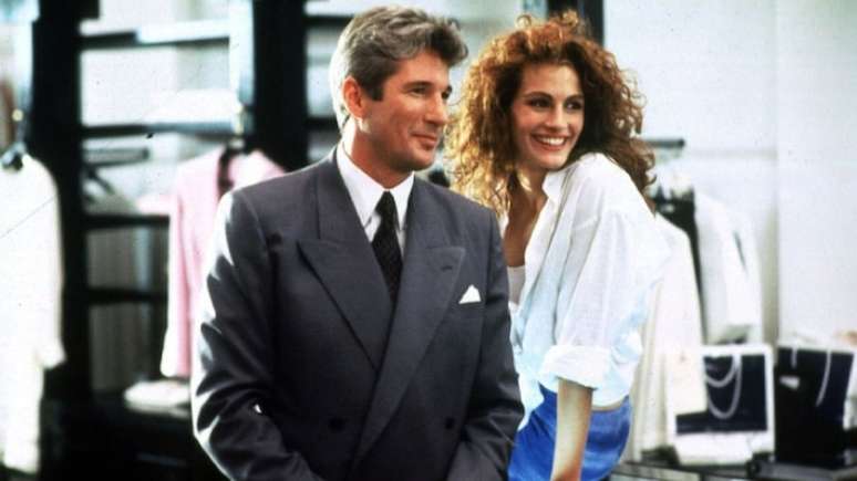 Richard Gere e Julia Roberts em 'Uma Linda Mulher' (1990).