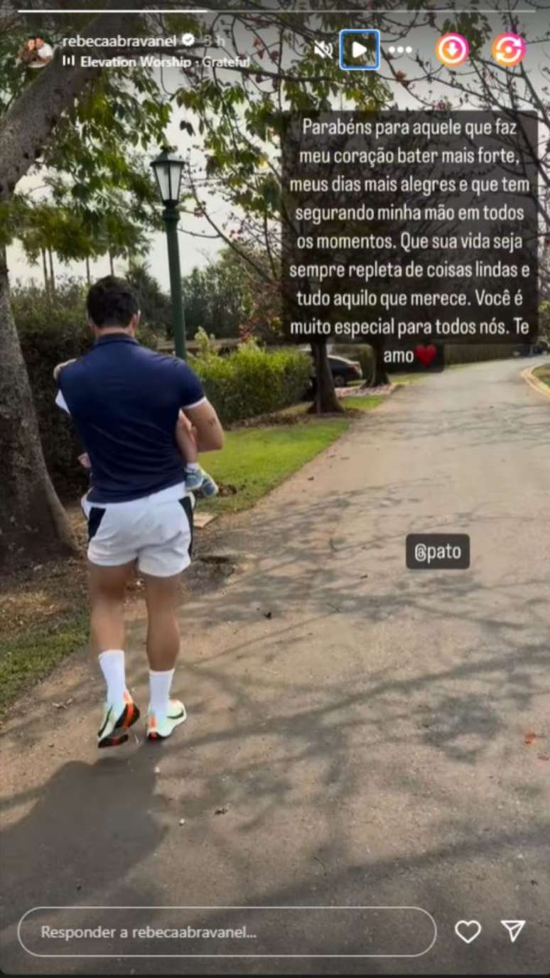 Story de Rebeca Abravanel - Reprodução/Instagram