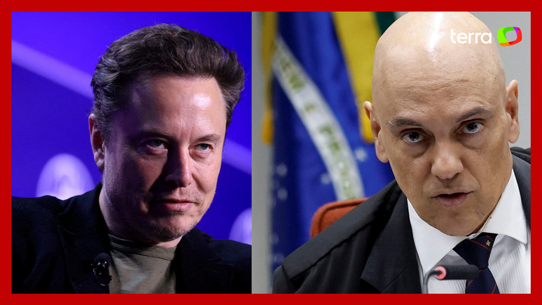 Elon Musk e Alexandre de Moraes