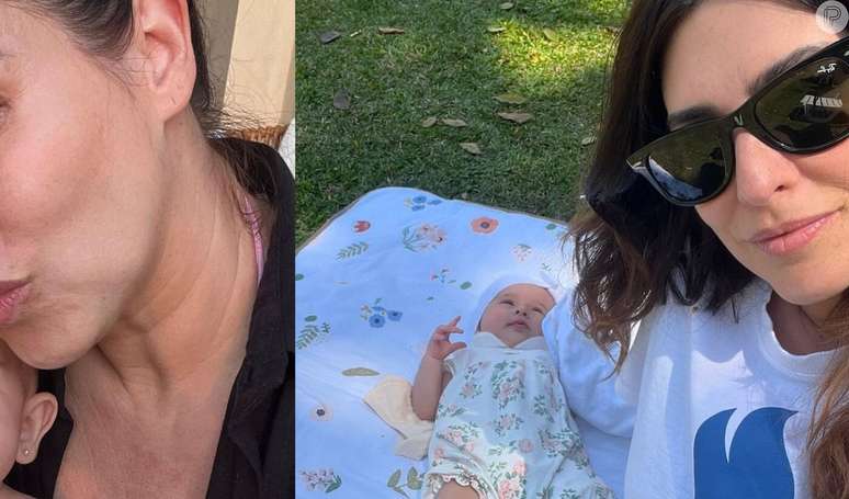 Fernanda Paes Leme faz declaração para a filha Pilar no Instagram: 'É a protagonista'.