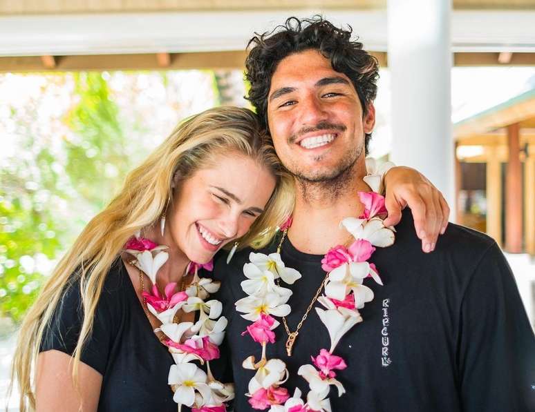 Yasmin Brunet dan Gabriel Medina