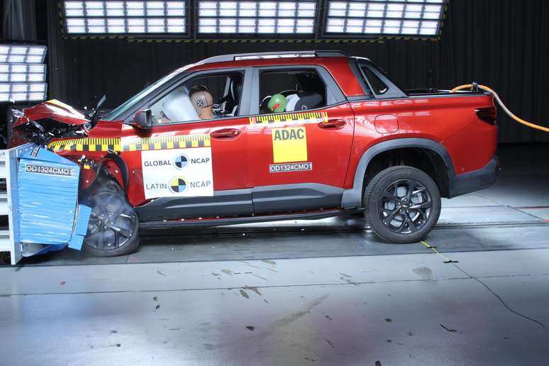 Crash Test do Chevrolet Montana no Latin NCAP