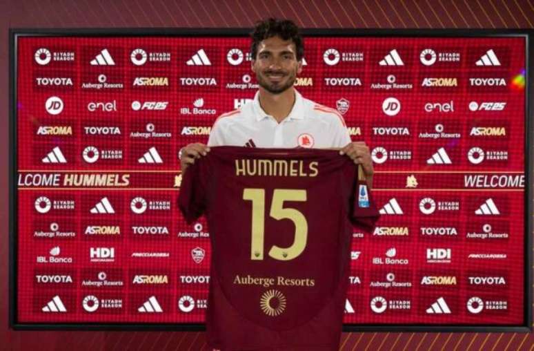 Hummels assinou contrato com a Roma até o fim da temporada 2024/25 –