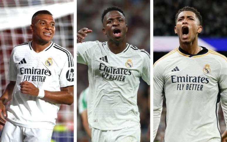 Mbappé, Vinícius Júnior e Jude Bellingham estão entre os favoritos à conquista da Bola de Ouro