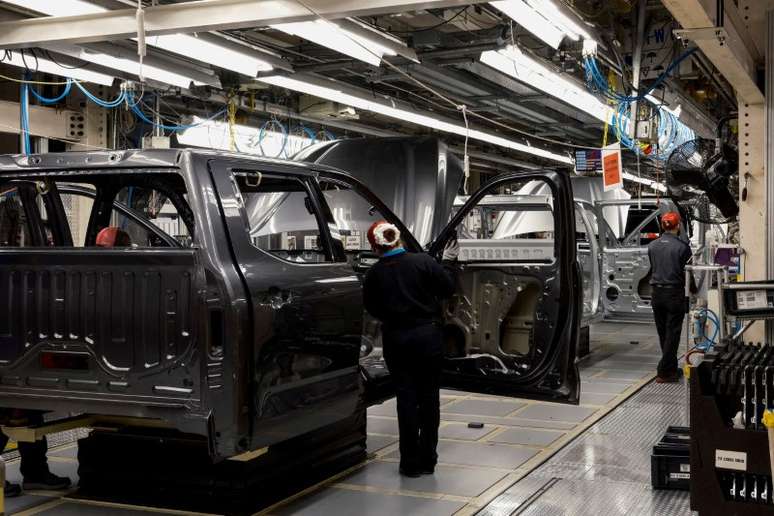 Fábrica da Toyota em San Antonio, EUA
17/04/2023.  REUTERS/Jordan Vonderhaar/File Photo