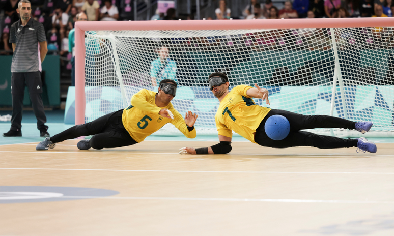 Goalball masculino Foto: Alexandre Schneider/CPB