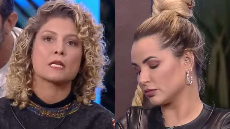 Bárbara Borges foi acusada de alfinetar Deolane Bezerra (Imagens: Reprodução - Record / Montagem - RD1)