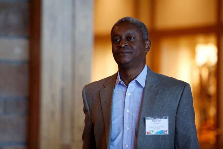 Presidente do Fed de Atlanta, Raphael Bostic, durante conferência de Jackson Hole, no Estado norte-americano de Wyoming
23/08/2019 REUTERS/Jonathan Crosby