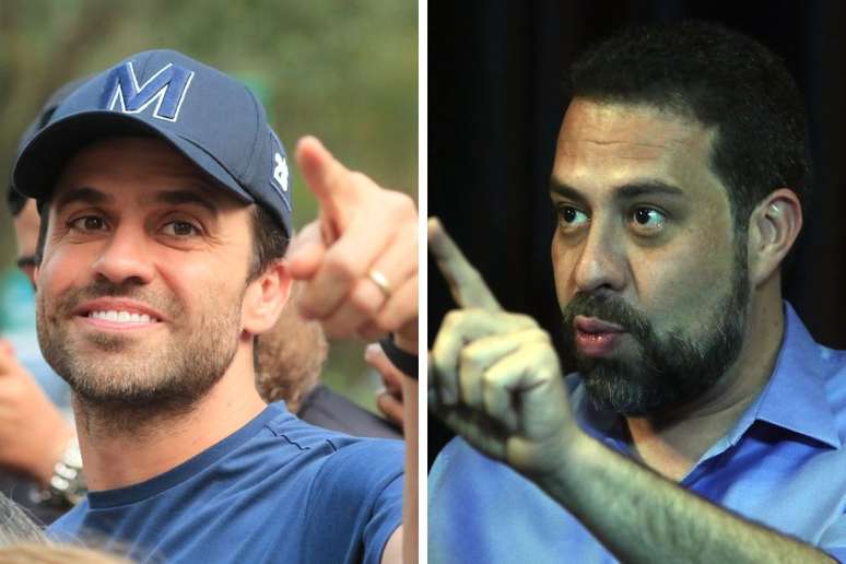 Pablo Marçal e Guilherme Boulos, candidatos à prefeitura de São Paulo