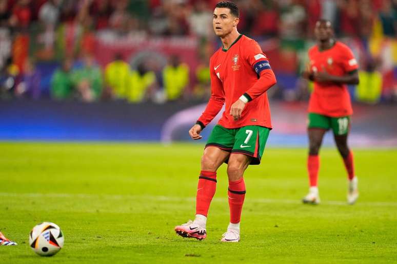 Cristiano Ronaldo (Portugal) durante jogo contra a França, no dia 06.07.2024 