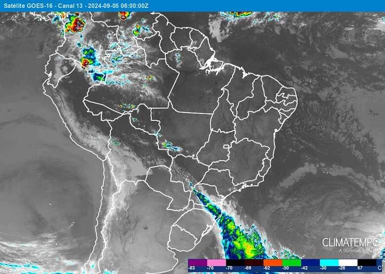 Frente fria avança sobre o Sul e influencia também o Mato Grosso do Sul