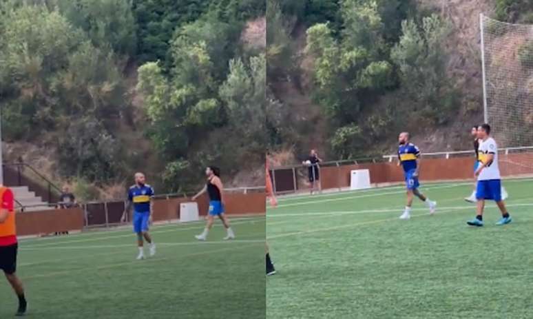 Condenado por estupro, Daniel Alves usa camisa do Boca Juniors em jogo amador &ndash;