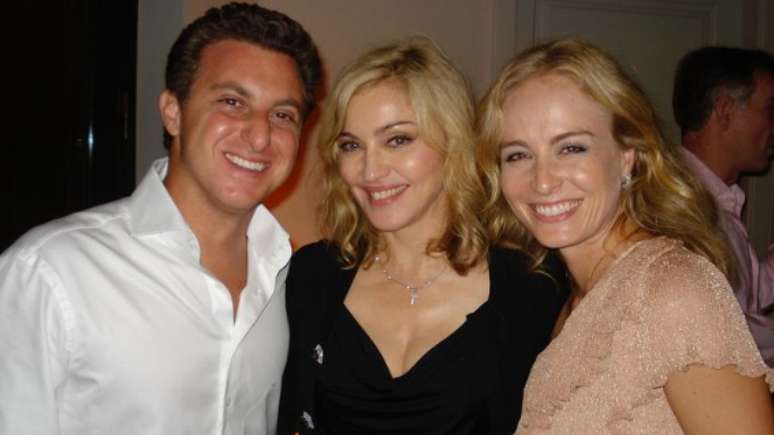 Luciano Huck, Madonna, Angelica (Divulgação)