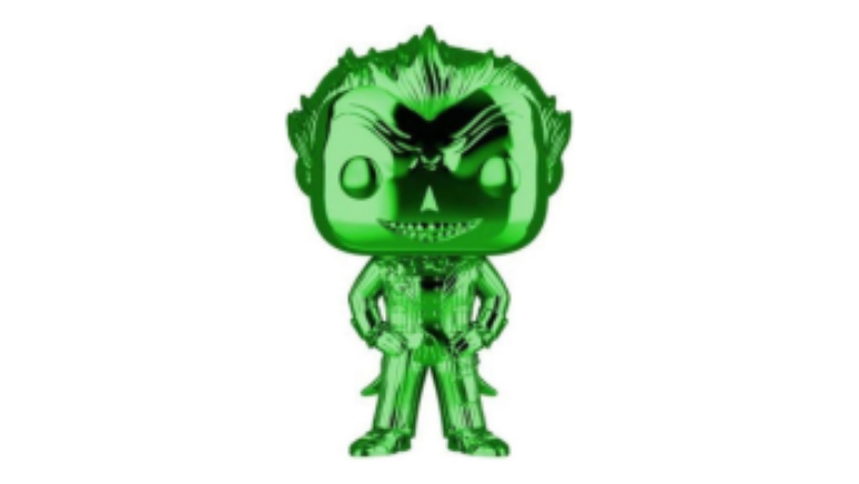 POP! Boneco de vinil do Coringa (verde cromado), Funko