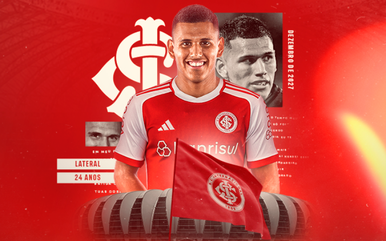 Braian Aguirre concede sua primeira entrevista com a camisa do Internacional