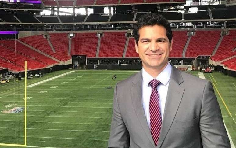 Paulo Antunes é comentarista de futebol americano na ESPN desde 2006